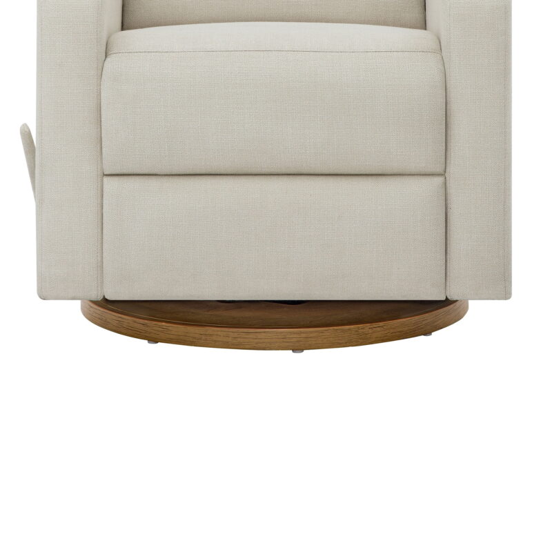 Better Homes & Gardens Modern Farmhouse Glider Recliner, Cream Linen - Image 6