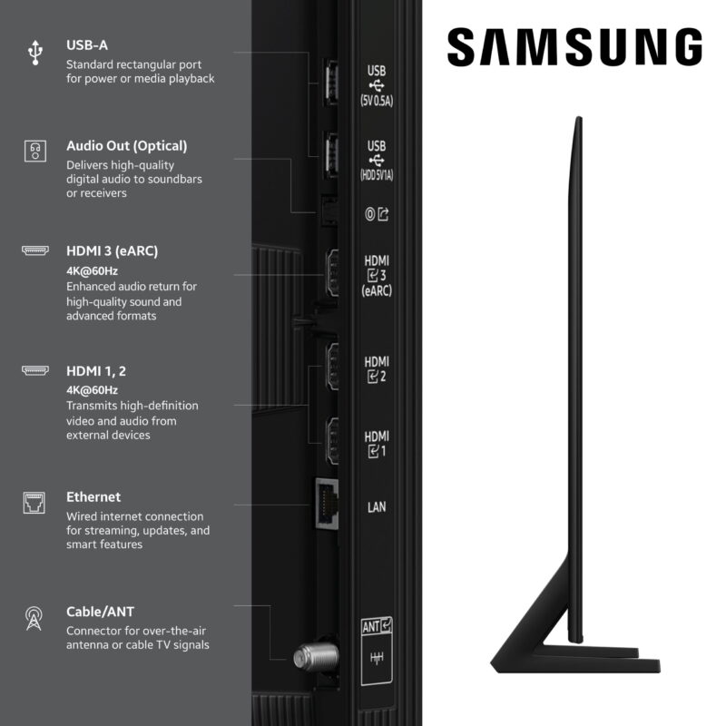Samsung 32” Class QLED Q8F 4K Samsung Vision AI Smart TV 2025 - QN32Q8FAAFXZA - Image 7