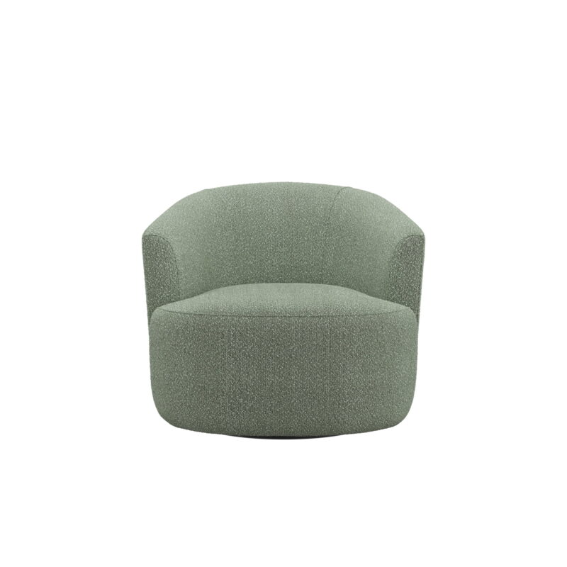 Mainstays Boucle Swivel Accent Chair, Olive - Image 7