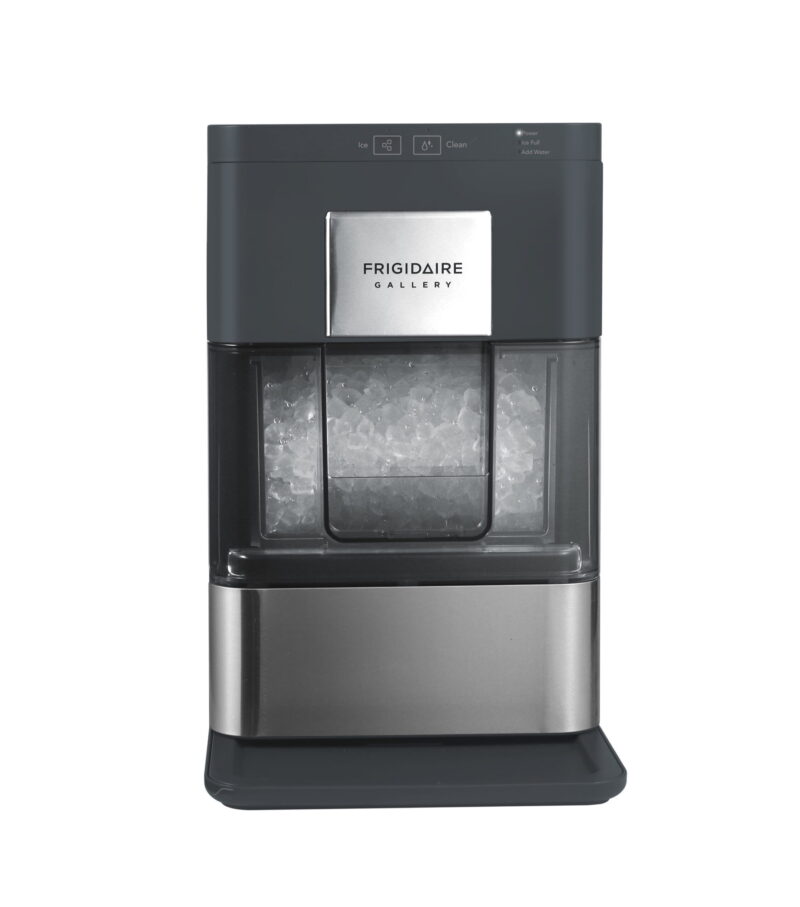 Frigidaire Gallery 33 lbs. Touchscreen Nugget Ice Maker - Stainless Steel Accent, EFIC220, Black - Image 2