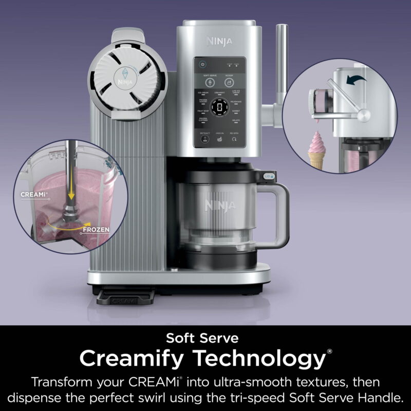 Ninja Swirl™ by CREAMi® Soft Serve and Ice Cream Maker, 13 One-Touch Programs, NC701 - Image 3