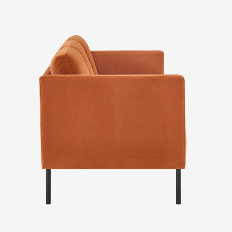 Better Homes & Gardens Wyatt Velvet Sofa, Copper Pipe - Image 6