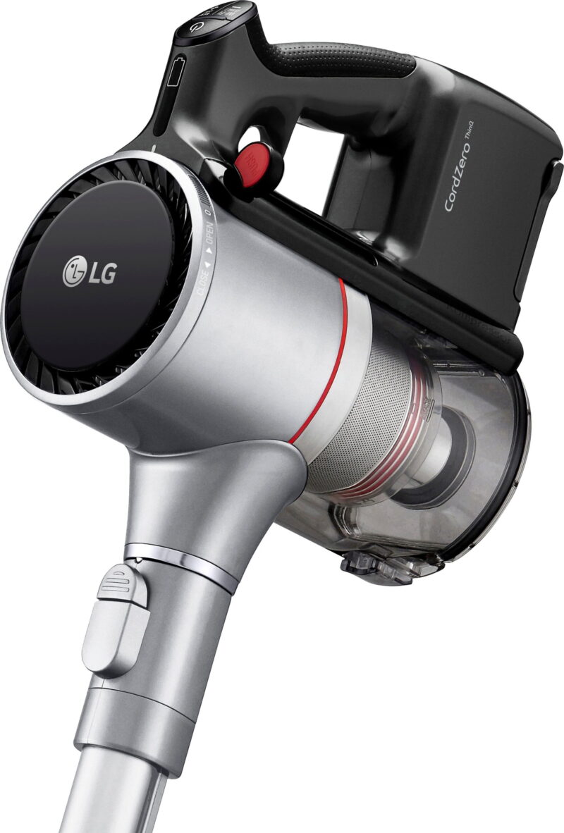 LG - A925KSM CordZero Cordless Stick Vacuum with Kompressor technology - Matte Silver - Image 3
