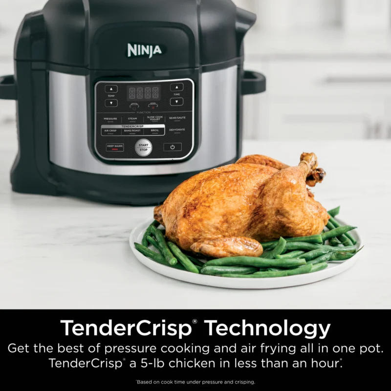 Ninja® Foodi® 10-in-1 6.5-Quart Pro Pressure Cooker Air Fryer Multicooker, Stainless, OS300 - Image 5