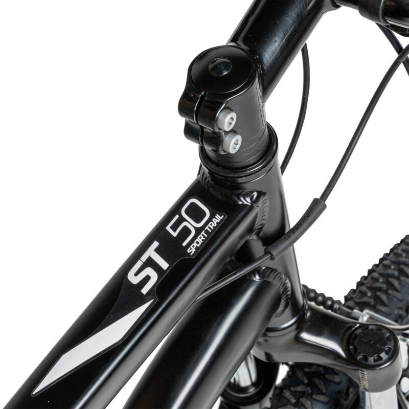 Decathlon Rockrider ST50, 21 Speed Aluminum Mountain Bike, 26", Unisex, Black, Small - Image 7