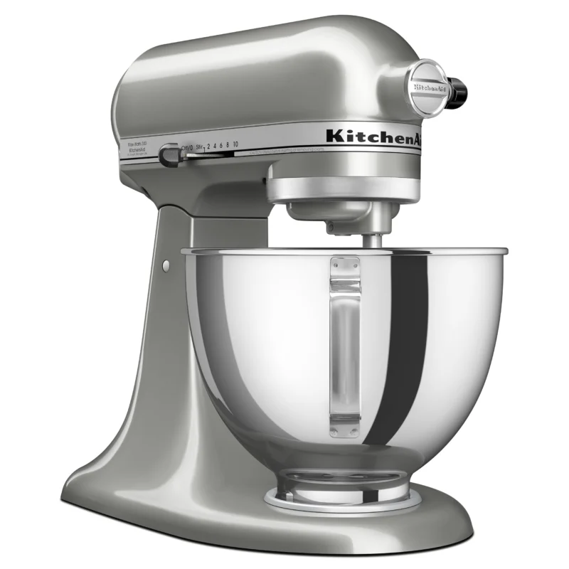 KitchenAid Deluxe 4.5 Stand Mixer, Contour Silver - Image 2