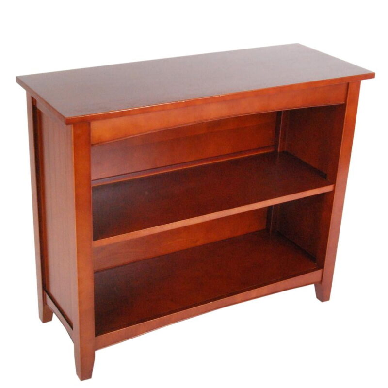 Alaterre Furniture Shaker Cottage Bookcase, Cherry - Image 2