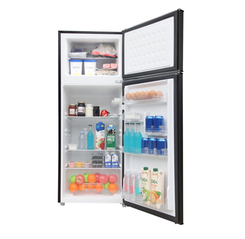 Hamilton Beach 7.5 Cu. Ft. Retro Top Freezer Refrigerator, Black - Image 2