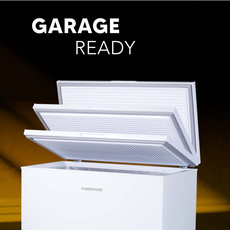 Farberware 10.4 cu ft Chest Freezer, White - Image 2