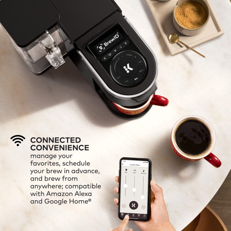 Keurig K-Supreme Plus SMART Single Serve K-Cup Pod Coffee Maker, Black - Image 4