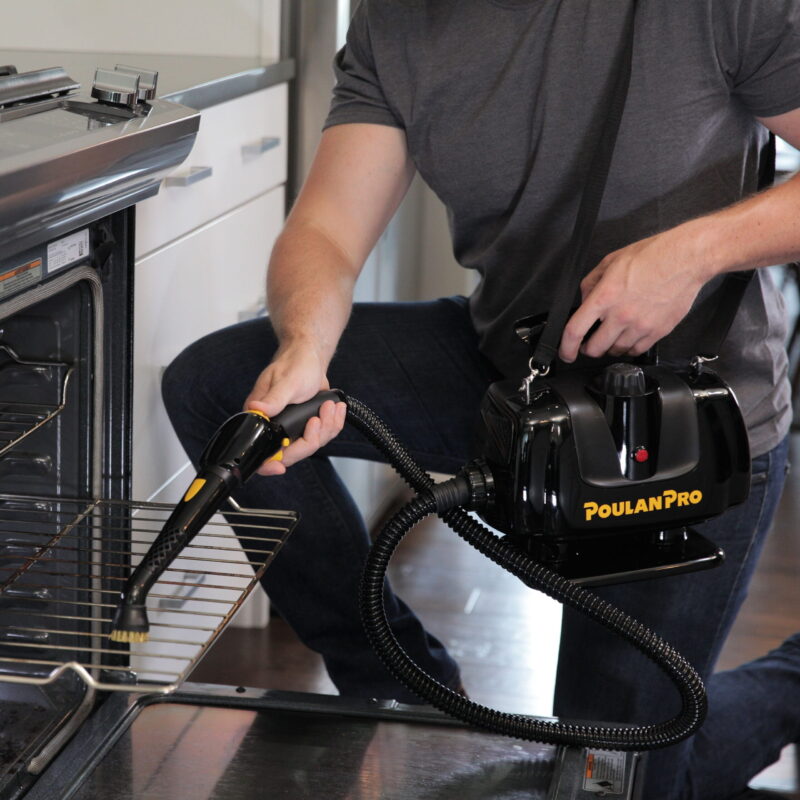 Poulan Pro PP270 Portable Power Steam Cleaner, 25 fl oz Water Tank, Black - Image 7