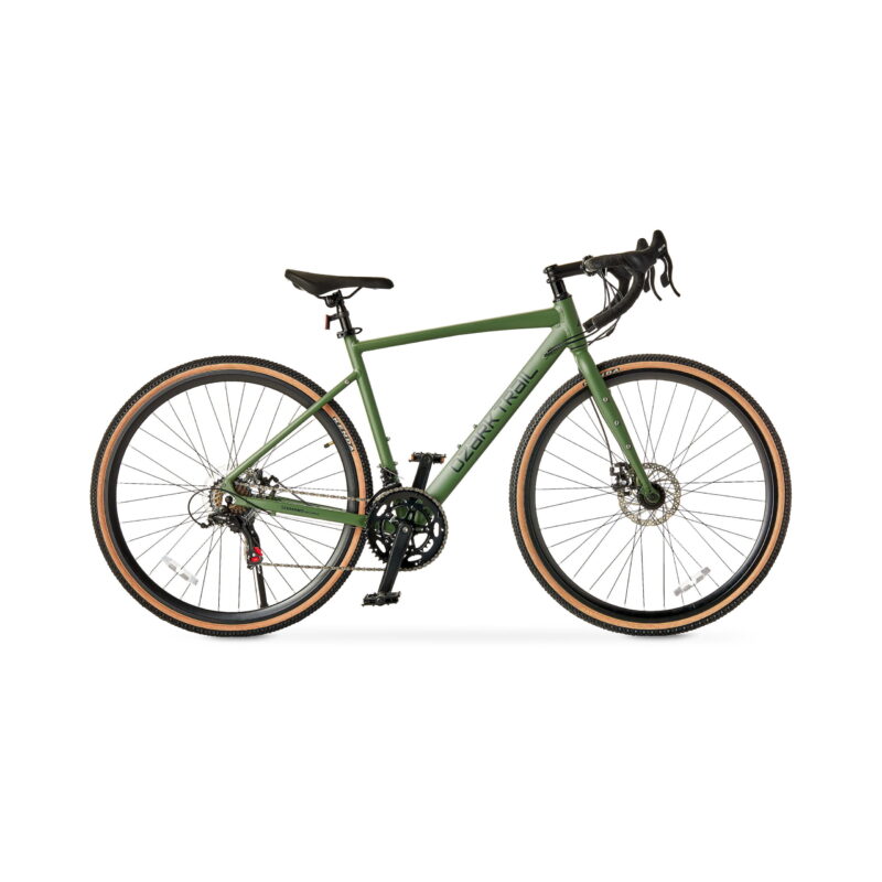 700c Ozark Trail G.1 Explorer Drop Bar Gravel Bike, Small Frame, Fits Riders 5'1" - 5'5", Green, Adult - Image 2