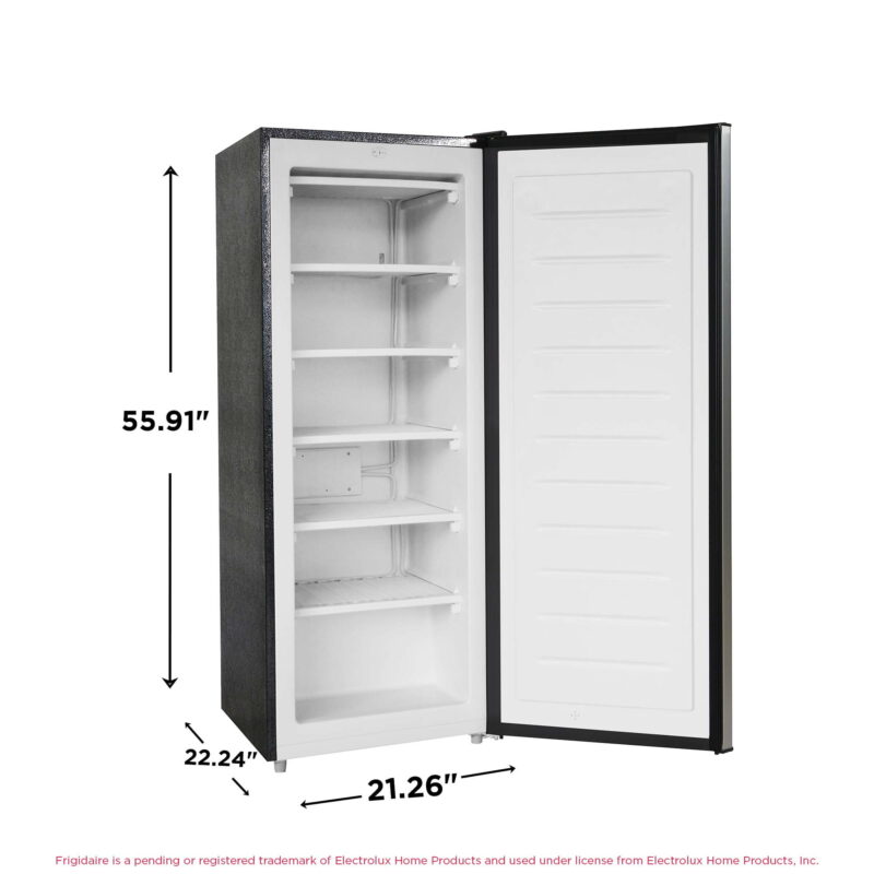 Frigidaire 6.5 Cu. ft. Upright Freezer, Platinum Silver, EFRF698 - Image 5