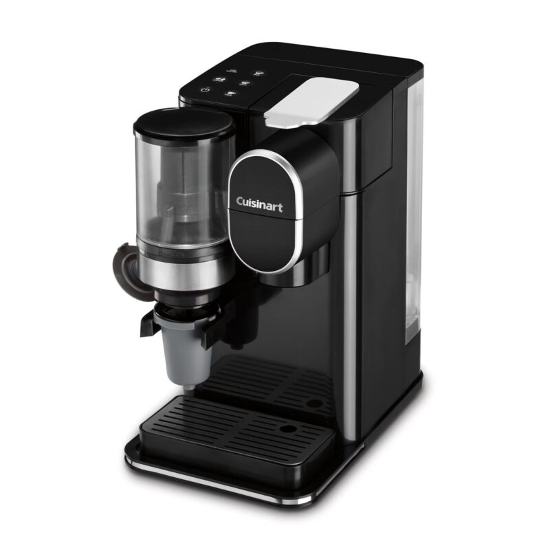 Cuisinart Grind & Brew Classic Black Single Serve Coffee Maker with Built-In Grinder - Image 3