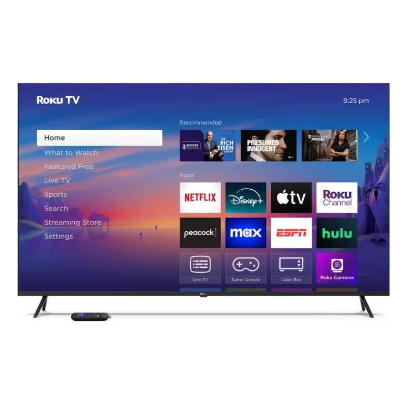Roku Smart TV 2025 – 65-Inch Select Series, 4K HDR TV – Roku TV with Enhanced Voice Remote - Image 4