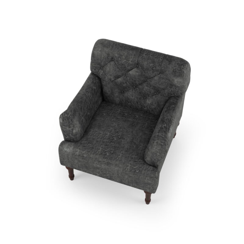 Furniture of America Lanis Traditional Indoor Tufted Lounge Armchairs & Accent Chairs, Gray - Image 3