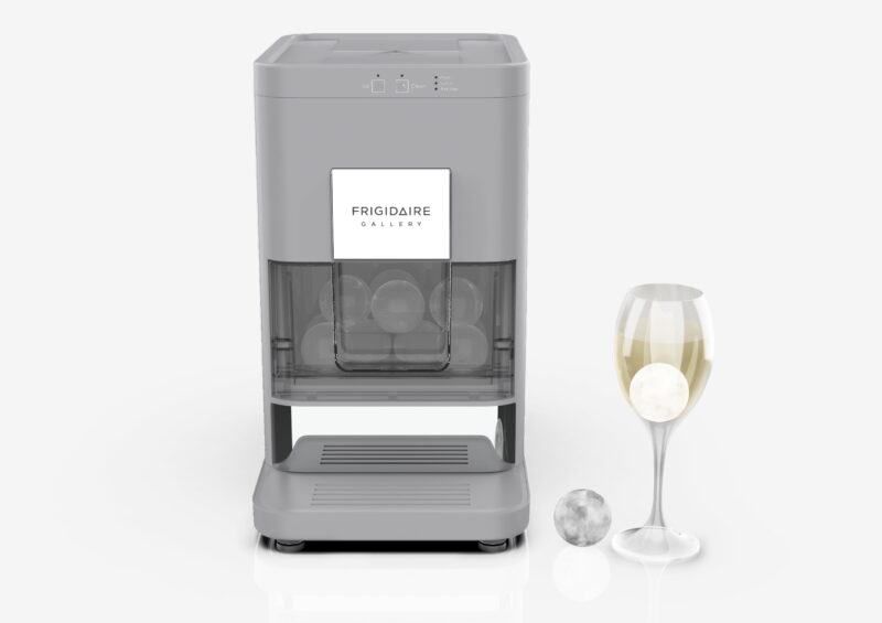 Frigidaire Gallery Artisinal Clear Sphere Ice Maker, Touch Control, Grey, EFIC242-GREY - Image 6
