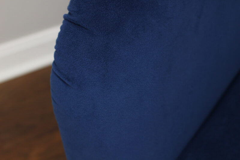 Mainstays Microfiber Tub Accent Chair, Blue - Image 2
