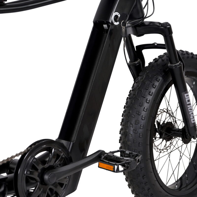 Hyper Bicycles Ultra 40 20" 36V Electric Bike for Adults, 250W E-Bike Motor, Matte Black - Image 7
