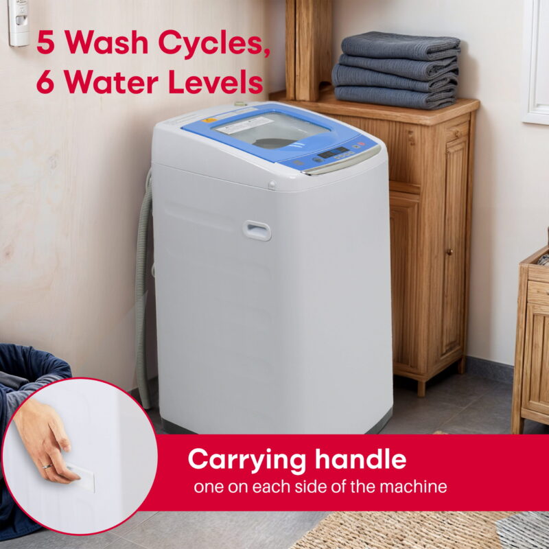 RCA, 0.9 cu ft Portable Washer, White, RPW091 - Image 5