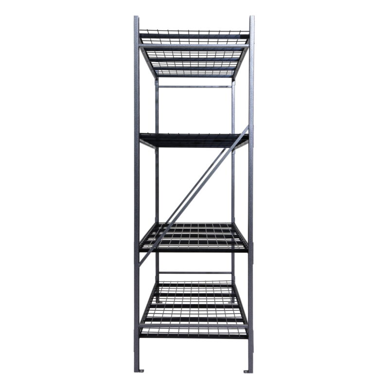 Stronghold Garage Gear by Shin Crest Steel 4-Tier Storage Rack  72"H x 24"D x 77"W, 1000lb per shelf - Image 3