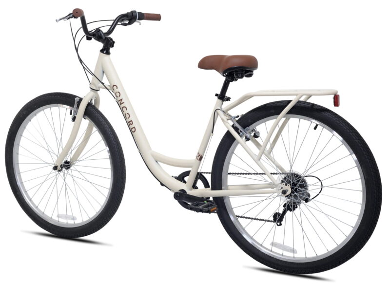 27.5" Concord Laguna Comfort Bicycle, 27.5" Wheels, Fits Adult Riders 5'4"-6'2", Unisex, Cream - Image 4