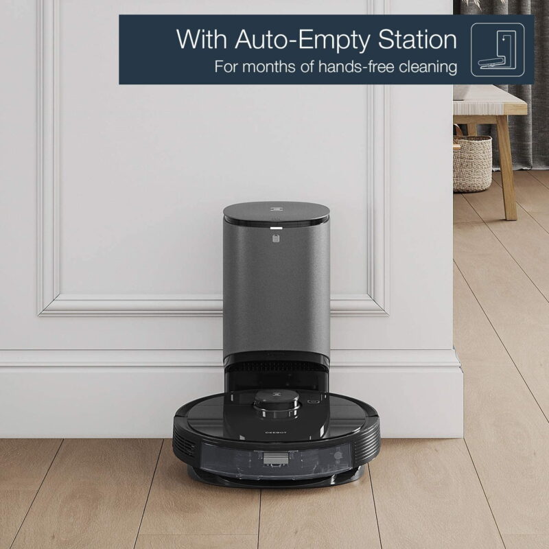 ECOVACS DEEBOT N8+ Vacuum & Mop Robot with Advanced Laser Mapping and Auto-Empty Station - Image 5