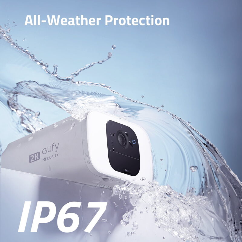 eufy SoloCam S230 Wireless 2K Solar Powered Camera w/Spotlight, No Monthly Fee - Image 2