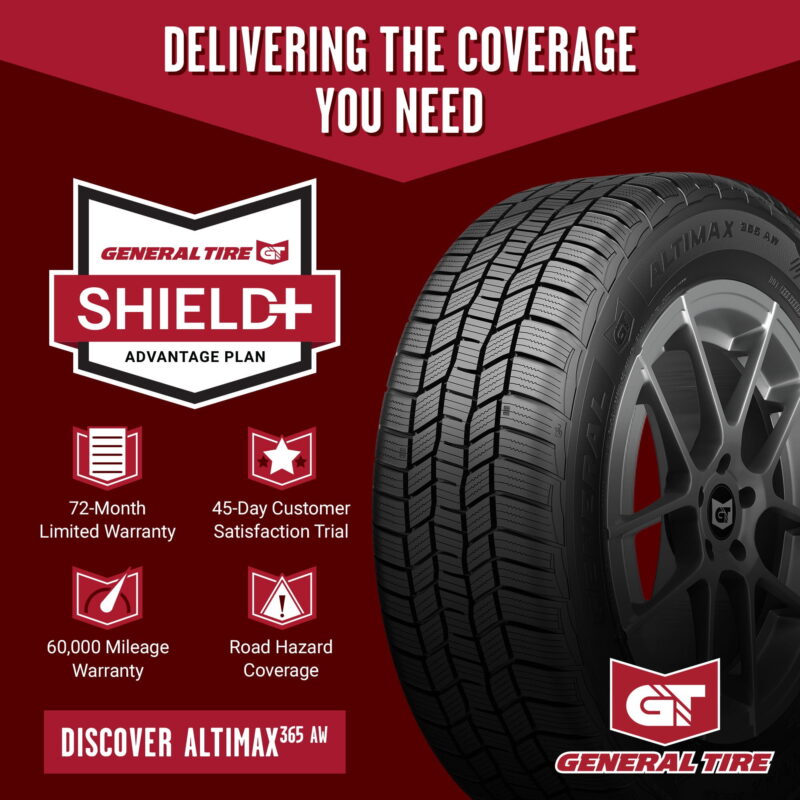 General Tire Altimax 365AW All-Weather 215/60R16 95H Tire - Image 2