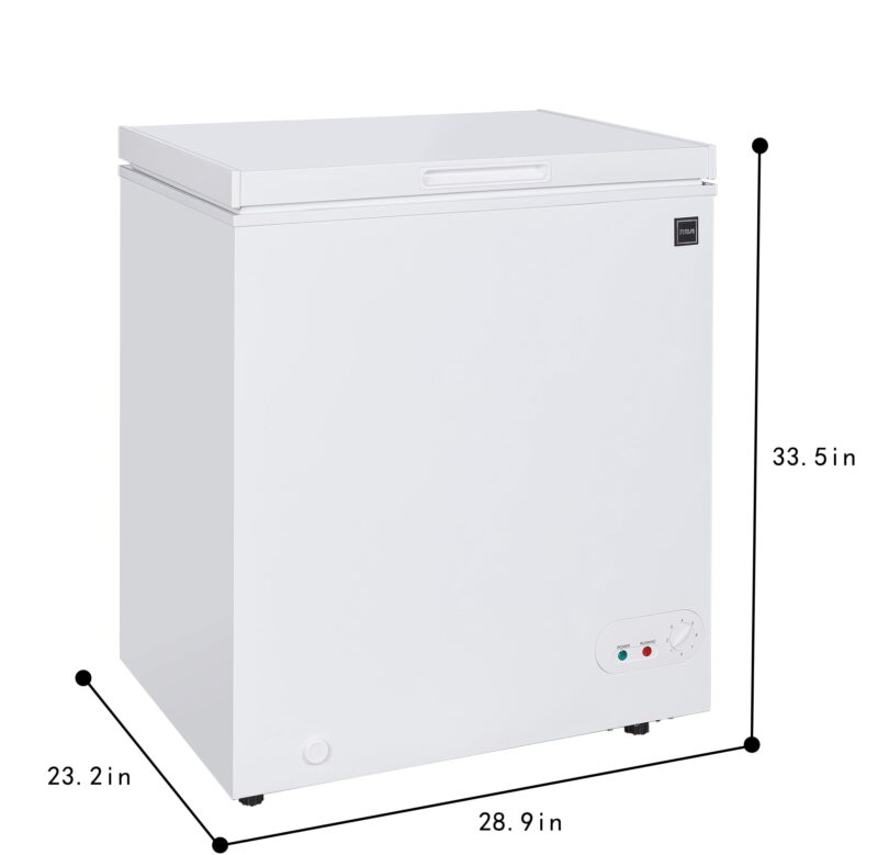 Arctic Chef 5.0 Cu ft Chest Freezer, White - Image 3