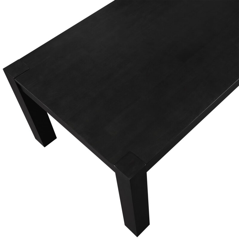 Better Homes & Gardens Bryant 58.5 in Rectangle Solid Wood Construction Dining Table, Charcoal - Image 4