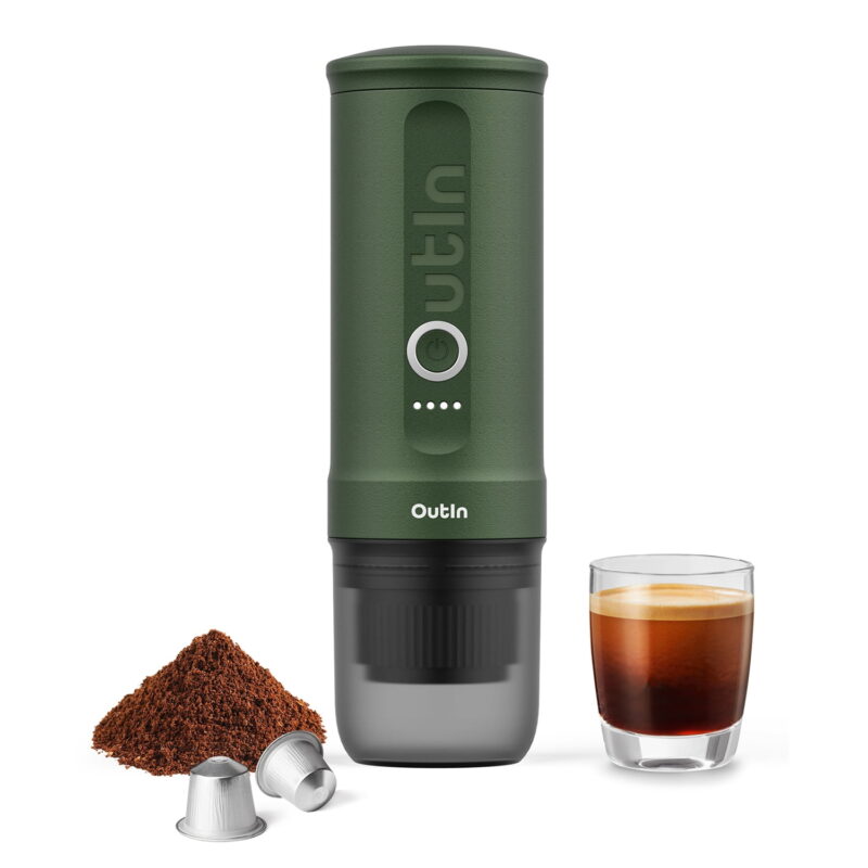 OutIn Nano Portable Electric Espresso Machine (Forest Green), OTEM-01-FG - Image 3