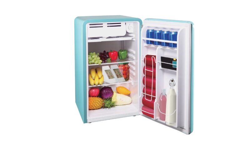 Frigidaire 3.2 Cu. ft. Single Door Retro Compact Refrigerator EFR372, Blue - Image 2
