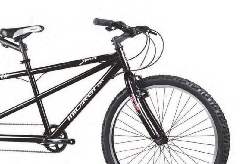 Wonder Wheels 26 In. Tandem Shimano 21 Speed Bicycle, Bike, Steel Frame Alloy Rims 36 H - Black - Image 4