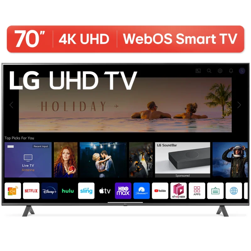 LG 70” 4K UHD webOS Smart TV - Image 2