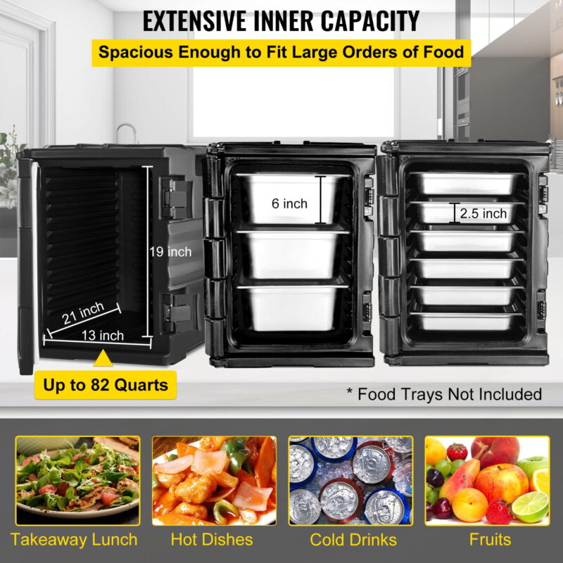 VEVOR 18.51" Food Warmers Carrier - Image 7