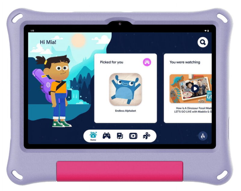 onn 10.1" Kids’ Tablet, 32GB, (2024 Model) - Lavender - Image 2