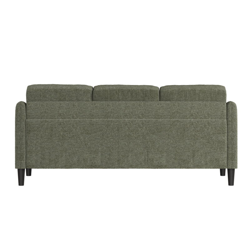 Mainstays Westley Swoop Arm 74" Sofa, Moss Green - Image 3