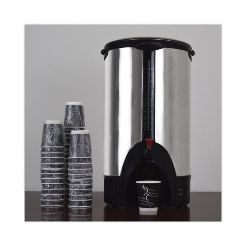 Coffee Pro 100-Cup Percolating Urn, Stainless Steel CP100 - Image 2