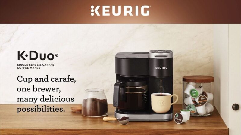 Keurig K-Duo Single Serve K-Cup Pod & Carafe Coffee Maker, Black - Image 2