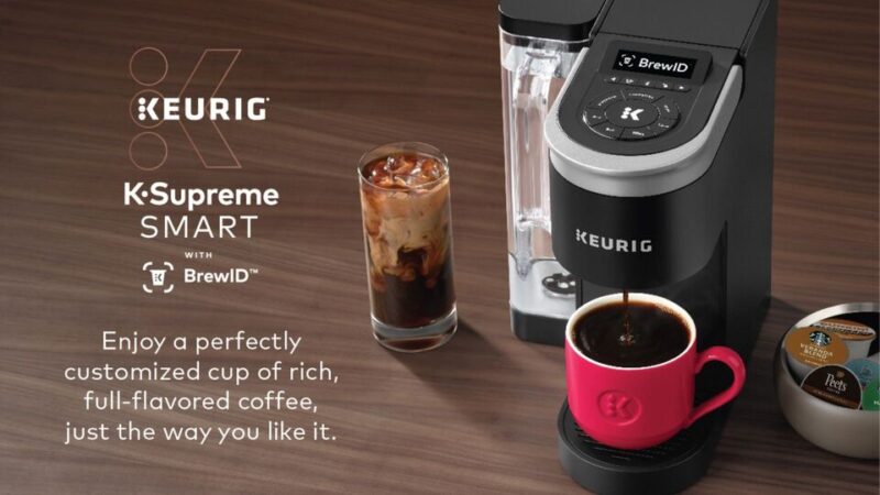 Keurig K-Supreme SMART Coffee Maker, MultiStream Technology, Brews 6-12oz Cup Sizes, Black - Image 2