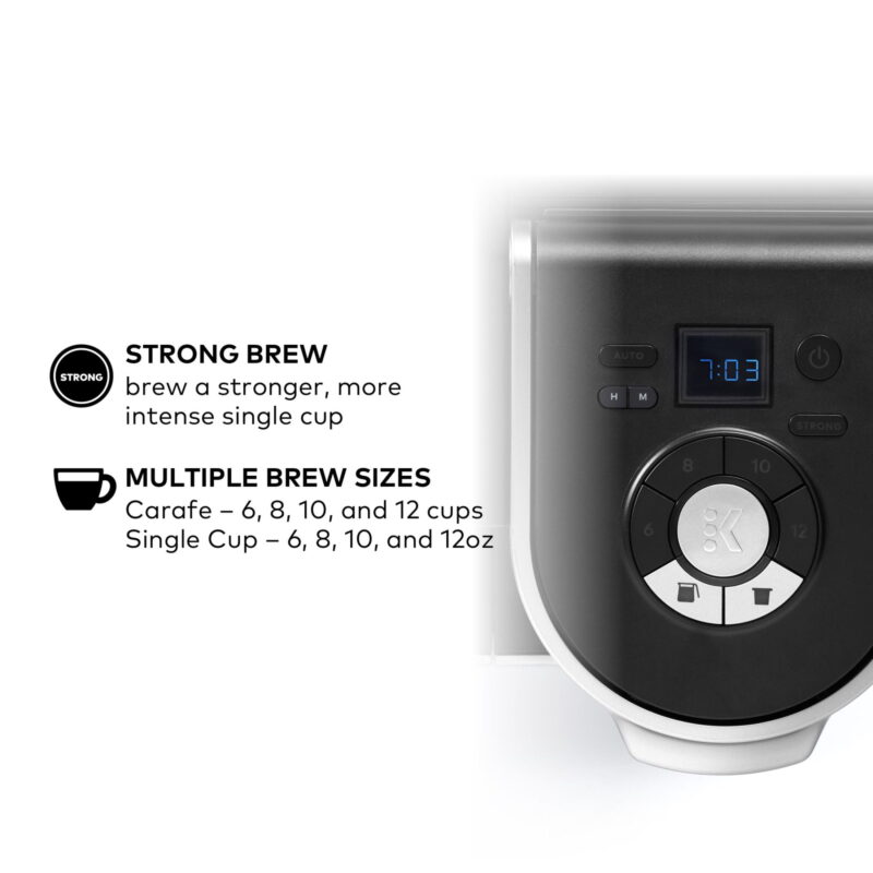 Keurig K-Duo Single Serve K-Cup Pod & Carafe Coffee Maker, Black - Image 4