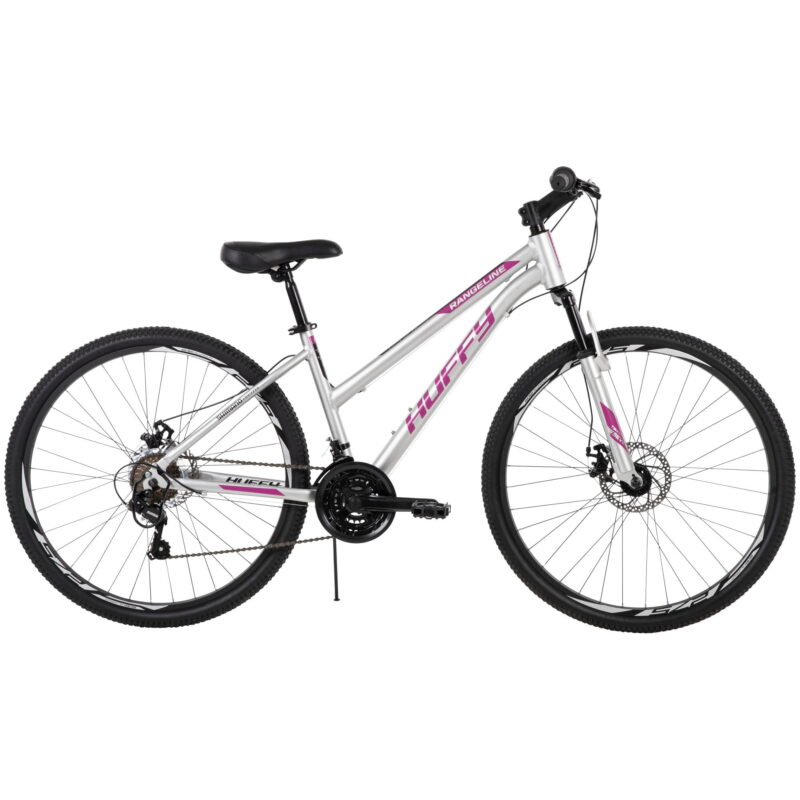 27.5" Huffy Rangeline Women’s Mountain Bikes, Silver - Image 4