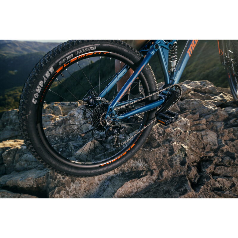 Mongoose Ledge X1 Mountain Bike, 27.5-in. Wheels, Adults Ages 14+, 7 Speeds, Teal - Image 5