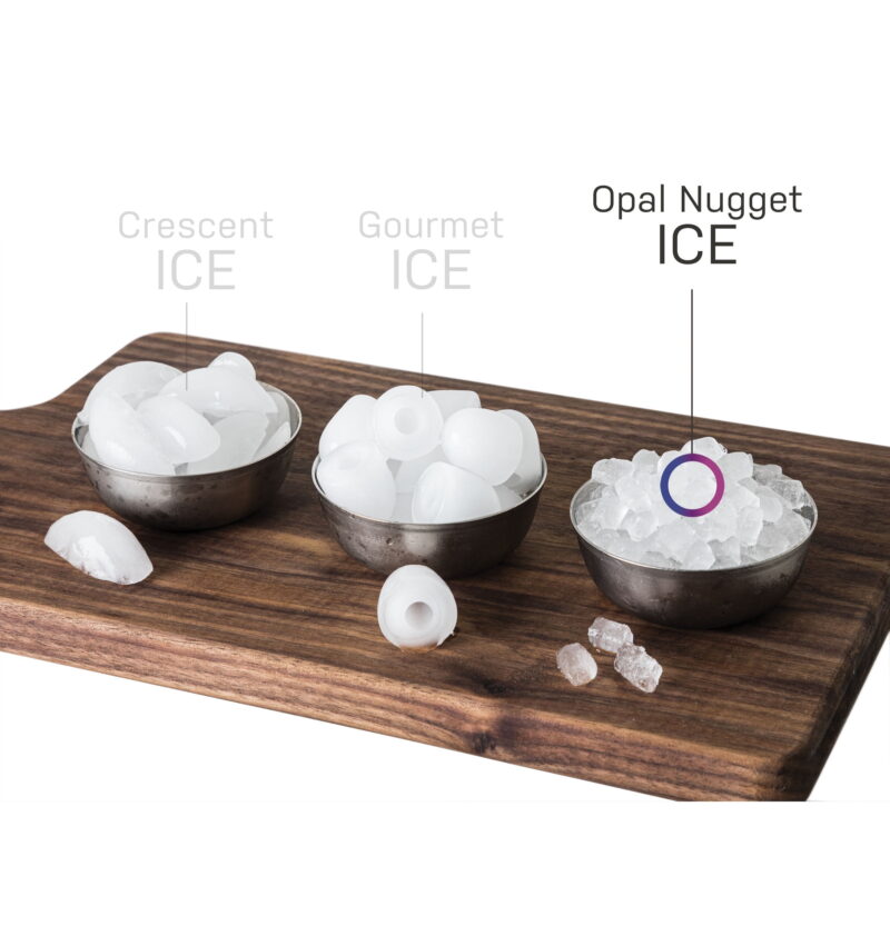 GE Profile™ Opal™ Nugget Ice Maker + Side Tank, Countertop Icemaker, Stainless Steel, 24lbs Daily Ice Production - Image 3