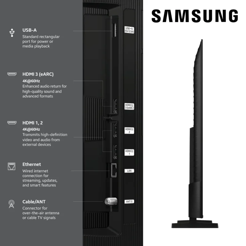Samsung 43" Class QLED Q7F 4K Samsung Vision AI Smart TV 2025 - Image 4