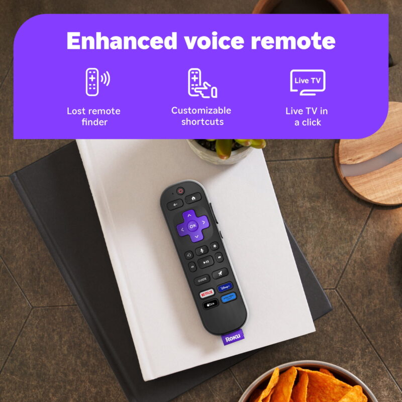 Roku Smart TV 2025 – 43-Inch Select Series, 4K HDR TV – Roku TV with Enhanced Voice Remote - Image 5