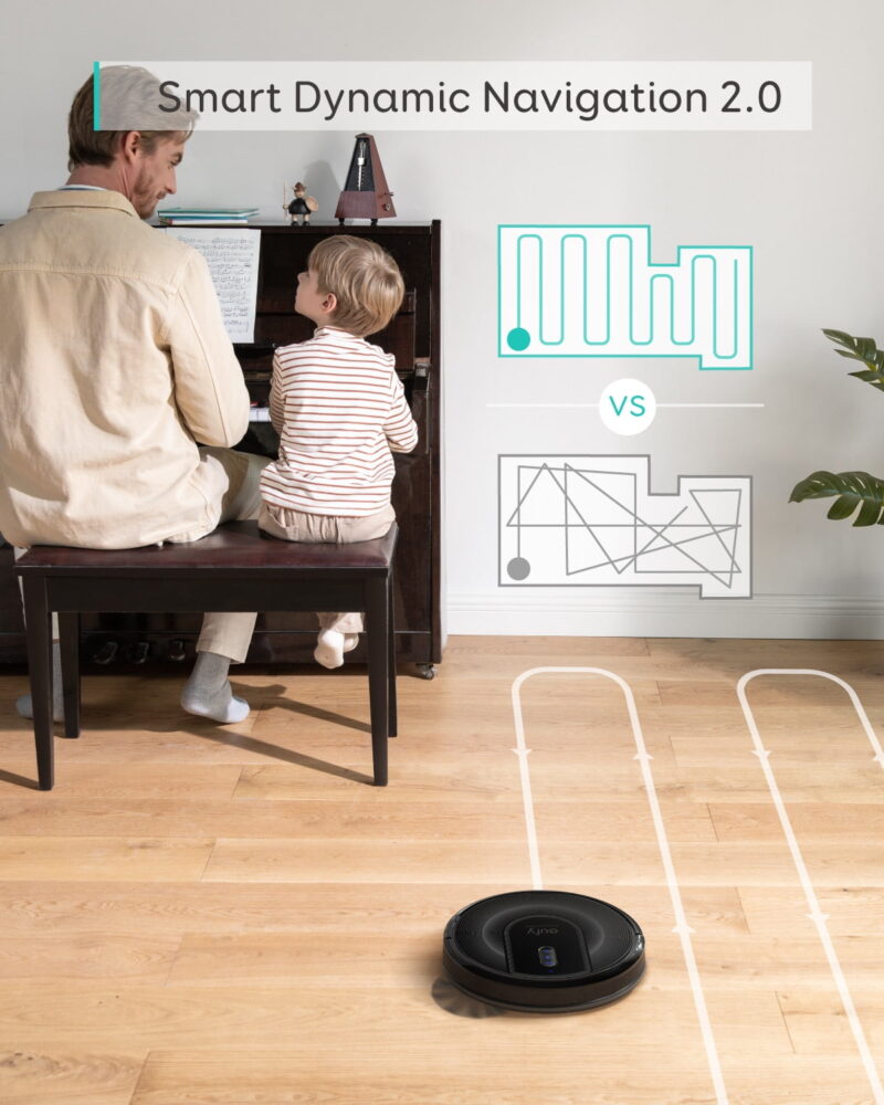 eufy RoboVac G30 Verge, Robot Vacuum with Home Mapping, 2000Pa Suction, Wi-Fi, Boundary Strips - Image 2