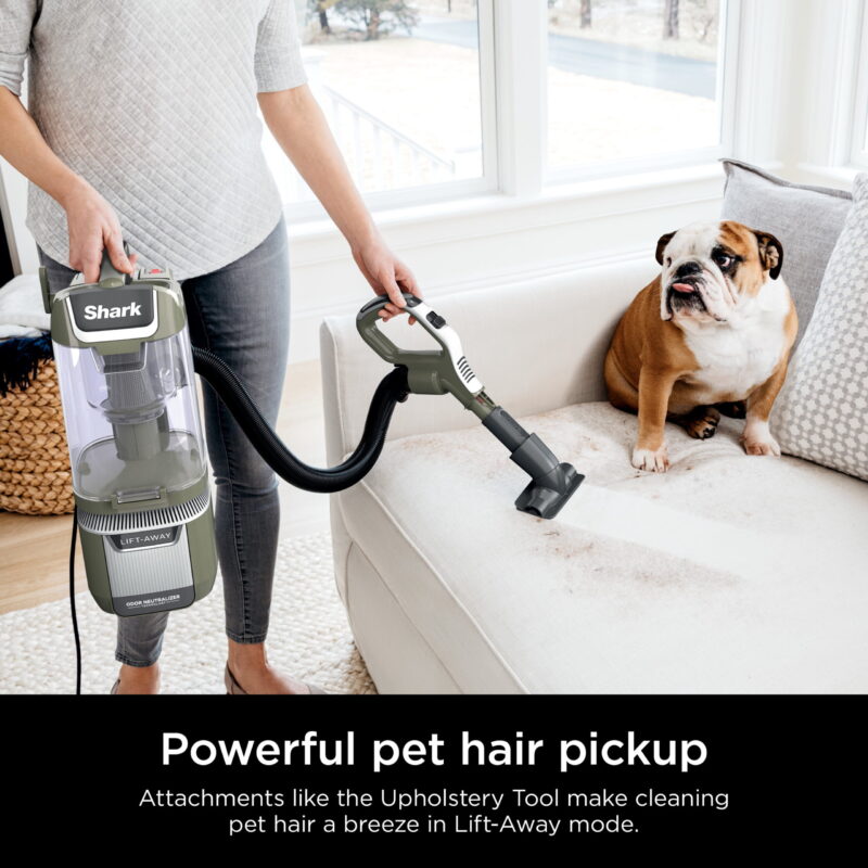Shark Upright Vacuum, Rotator Pet Lift-Away ADV, Pet Friendly, Bagless, DuoClean PowerFins HairPro Brushroll, HEPA Filter, Hard Floor and Carpet, Swivel Steering, LED Lights, LA700, Sage - Image 5