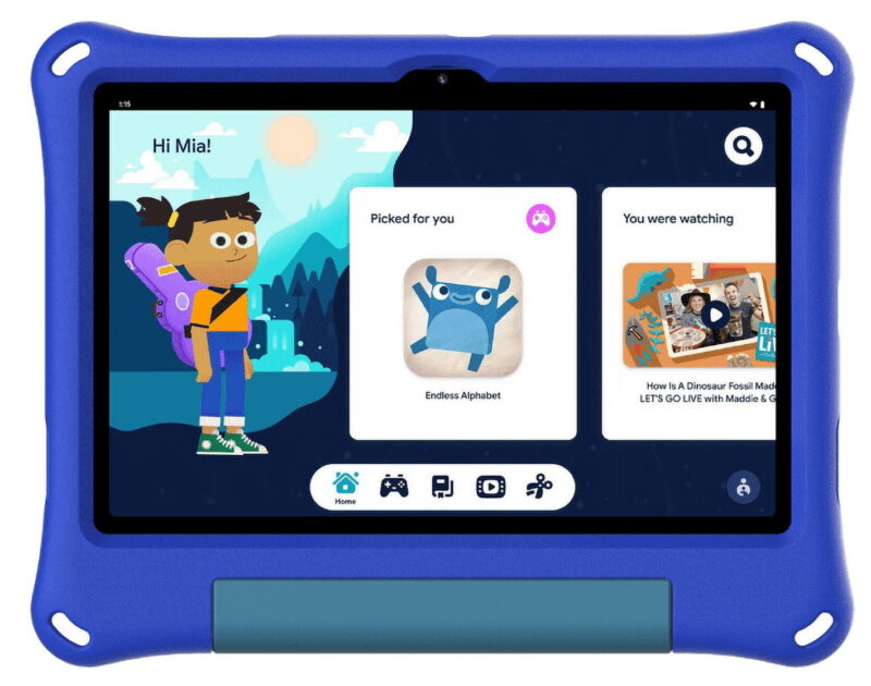 onn 10.1" Kids’ Tablet, 32GB, (2024 Model) - Blue - Image 2
